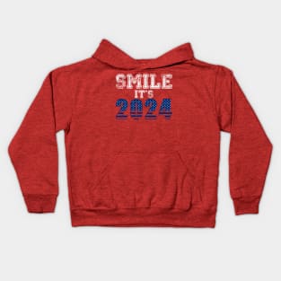 Smile, It's 2024 Kids Hoodie